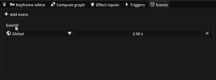 Rename event