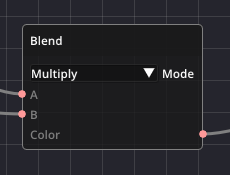 Shader graph: Blend node